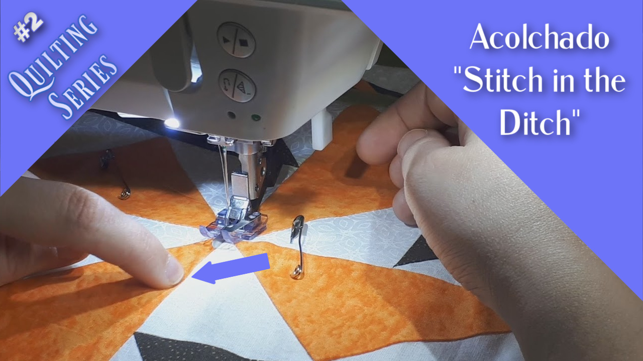Stitch in the Ditch – Técnica de acolchado a máquina