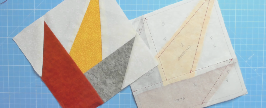 Curso de patchwork Paper Piecing #2: Paper Piecing a mano